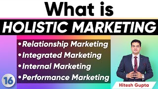 What is Holistic Marketing  Relationship Marketing  Integrated Marketing  Performance Marketing [upl. by Ashling]