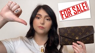 Louis Vuitton Sarah Wallet Review amp Why I’m Selling It [upl. by Valdas]