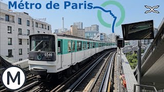 Paris Metro Line 1 Cab Ride La Défense  Château de Vincennes [upl. by Nylaret]