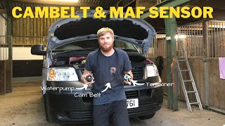 Changement pompe à eau vw T5 25 Tdi bnz [upl. by Otecina58]