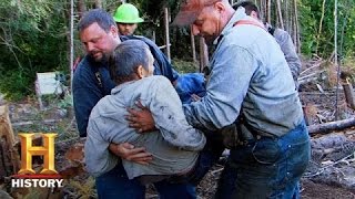 Ax Men Craig Rygaard is Seriously Injured S8 E16  History [upl. by Noryb96]