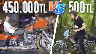 500 TL Motosiklet vs 450000 TL Motosiklet SonradanGörme [upl. by Wj298]