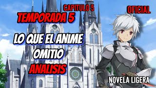 Capítulo 5 de DanMachi T5 Secretos Ocultos y Escenas Que No Se Animaron [upl. by Ys753]