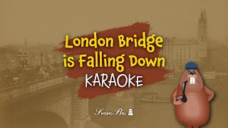 London Bridge is Falling Down  Lyrics amp Karaoke  Fun Nursery Rhymes for Kids  Cartoon Rhymes [upl. by Ynetruoc]