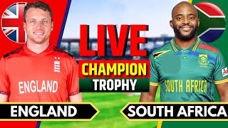 South Africa vs England Match 11  Live Cricket Match Today  SA vs ENG  Champions Trophy [upl. by Aisercal]