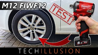 🎬🔧MILWAUKEE M12 FIWF12 Akku Schlagschrauber  Radschrauben Test  Impact Driver Test [upl. by Rawdon]