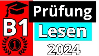 GAST  B1 Prüfung  Lesen Übungssatz  GAST DTZ 2024 TEST [upl. by Chard]