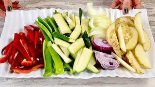 Cómo hacer Verduras Asadas al Horno Crujientes ¡¡Nunca más volverás a freír verduras [upl. by Reivaz403]