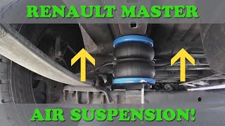 AIR SUSPENSION INSTALL  VAN CONVERSION  RENAULT MASTER  MOVANO  ZAWIESZENIE PNEUMATYCZNE [upl. by Bal]