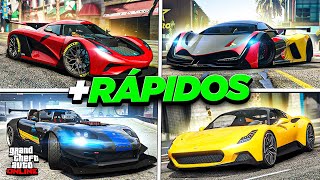 ESSES SÃO OS 10 CARROS MAIS RÁPIDOS DO GTA 5 Online em 2023 [upl. by Notsuoh292]