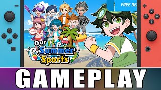 Our Summer Sports  Nintendo Switch Gameplay [upl. by Sarene]