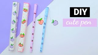 DIY homemade cute pen decoration How to make pen decoration homemade pen idea  shorts [upl. by Pall]