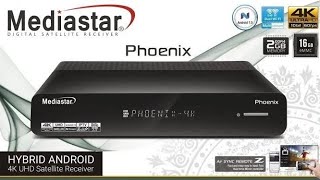 Mediastar Phoenix 4K New Software Update amp Specifications dishtips [upl. by Ric]