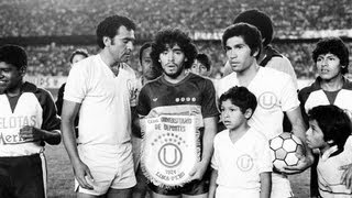 Universitario vs Boca Juniors  Amistoso 1981 Partido Completo Maradona [upl. by Yentruocal]