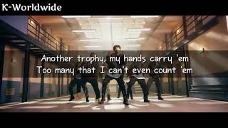 BTS  MIC DROP Steve Aoki Remix HanRomEng Lyrics [upl. by Laurianne]