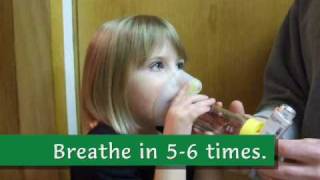 How to give a puffer with spacer and mask to a preschooler [upl. by Ezara111]