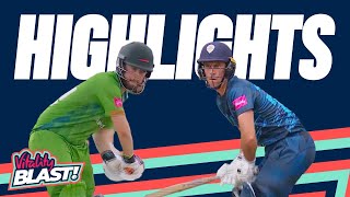 Masood Shines With The Bat  Leicestershire v Derbyshire  Highlights  Vitality Blast 2022 [upl. by Fidelity]