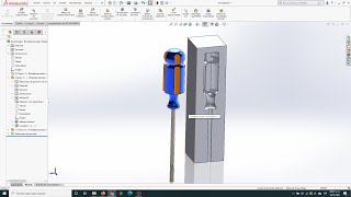 como crear un molde de una pieza en solidworks how to create a onepart mold in solidworks [upl. by Ainala]