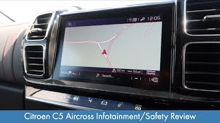 Citroen C5 Aircross InfotainmentSafety Review [upl. by Humberto495]