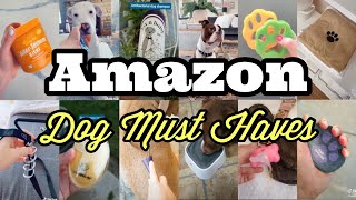 TikTok Compilation  Amazon Must Haves for Dogs and Puppies With LINKS [upl. by Ahsinehs]