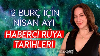 Bu Geceleri Not Alın  Nisan Ayı Haberci Rüya Tarihleri  Astroloji Gurusu [upl. by Adekam]