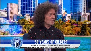 Gilbert OSullivan Celebrates 50 Years In Showbiz  Studio 10 [upl. by Havelock16]