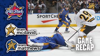 Team McDavid vs Team Matthews  2024 NHL AllStar FINALS Highlights [upl. by Aset]