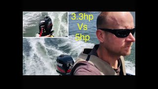 Mercury 5hp and 33hp comparison [upl. by Gaskin]