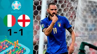 Leonardo Bonucci Goal Italy vs England 11 Highlights amp Goals  EURO 2020 [upl. by Penelopa]