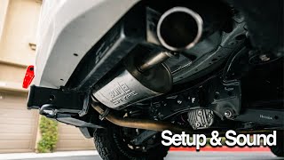 Borla Axle back exhaust setup and Sound  Subaru Crosstrek [upl. by Yardley]