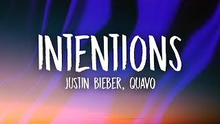 Justin Bieber  Intentions Lyrics ft Quavo [upl. by Anihc]