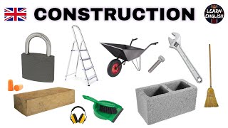 English vocabulary  CONSTRUCTION [upl. by Brabazon]