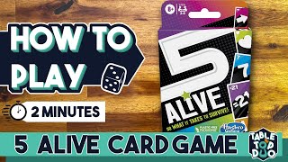 How To Play 5 Alive in 2 minutes [upl. by Mayberry779]