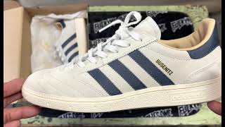 Adidas Skateboarding Busenitz Pro Vintage BlueCream White [upl. by Eilyab]