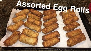 How to Make Assorted Egg Rolls [upl. by Wylie]