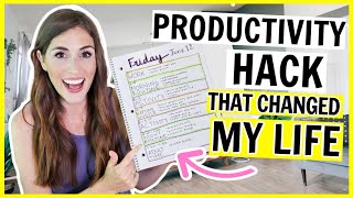 LIFE CHANGING PRODUCTIVITY SECRET TO GET MORE DONE  Scheduling Hacks For Moms  How to Time Block [upl. by Fachanan]