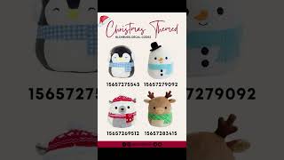 Christmas Bloxburg decals codes for you  rosegamergo roblox christmas bloxburg codes xmas [upl. by Alimrahs]