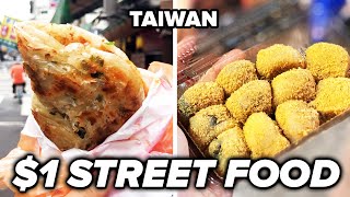 1 Street Food In Taiwan [upl. by Anitaf]