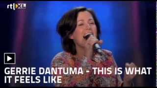 The Voice of Holland 2013  Auditie  Gerrie Dantuma  This Is What It Feels Like [upl. by Wallie]