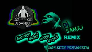 à¶´à·’à¶ºà·à·ƒà¶½à· à¶­à·”à¶»à·”à¶½à·Š à·€à·™à¶½à· à¶†à¶¯à¶»à·š  Piyasala Thurul Wela Adare  Sangeeth Wejesooriya  Dj Sanju Remix [upl. by Ednyl13]