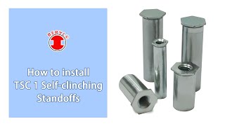 TSC 1 Selfclinching Standoffs  Top screw Metal Corp [upl. by Ahsahs]