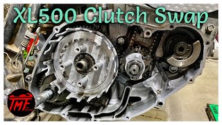 Honda XL500 Clutch Replacement [upl. by Hairabez656]