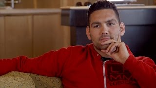 UFC 187 Emotional Chris Weidman Talks Almost Being a NeverWas [upl. by Nivrehs]