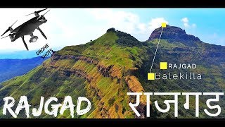 Rajgad Fort  Suvela Machi amp Sanjivani Machi  Drone Shots [upl. by Kinelski]