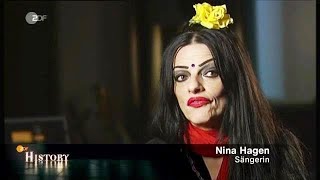 NINA HAGEN 2021 Nina talks about her hit quotFarbfilm vergessenquot GERMAN TV quotZDF HISTORYquot [upl. by Tristam230]