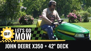 How to start and operate a John Deere X350 [upl. by Eyram]