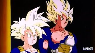 Goku and Gohan exit the hyperbolic time chamber 1080p HD FULL [upl. by Ahsenyt]