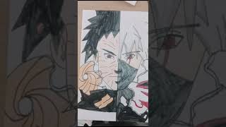 obito x kakashi drawingobito x kakashi [upl. by Sherer901]