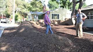 Building a Hugelkultur Berm for a California Native Garden [upl. by Eerat]