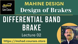 Design of Brakes Differential band brake [upl. by Jollanta16]